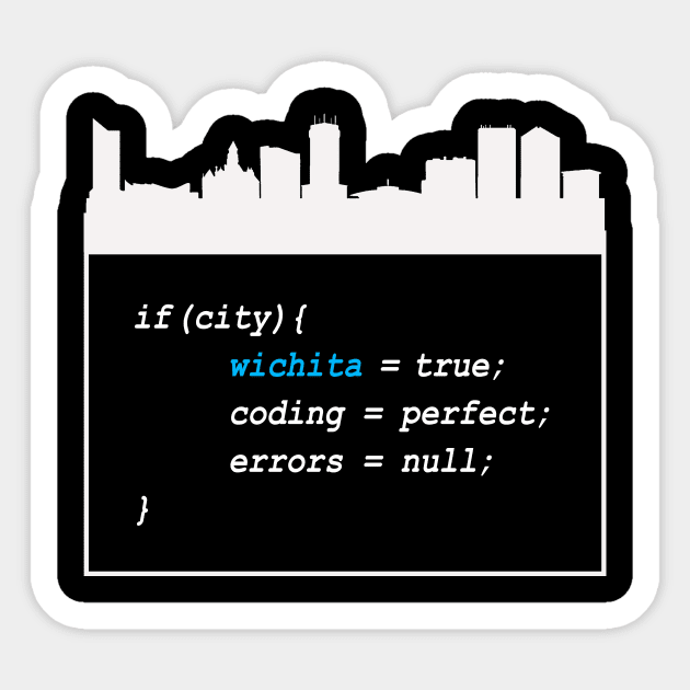 Wichita Coding Sticker by Ferrazi